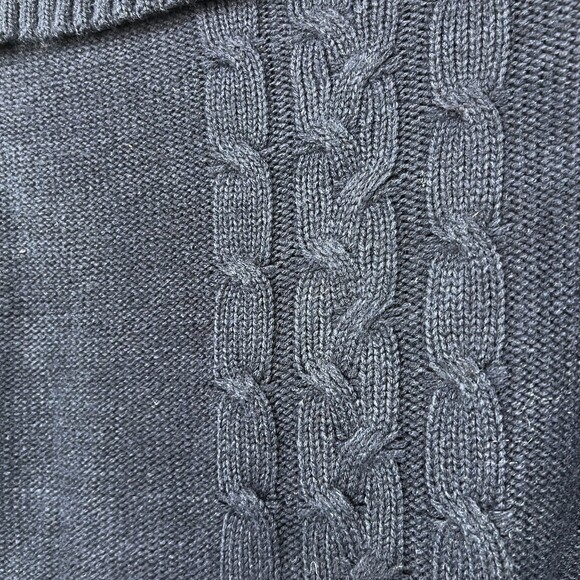 Cape Sweater Women's Sz Large Blue Vertigo Paris Cardigan - Picture 11 of 11